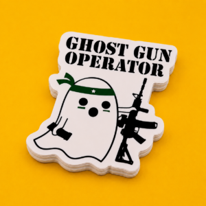 Ghost Gun Operator Sticker