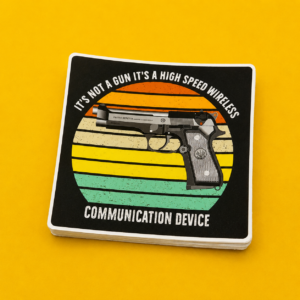 High Speed Communication Device Sticker